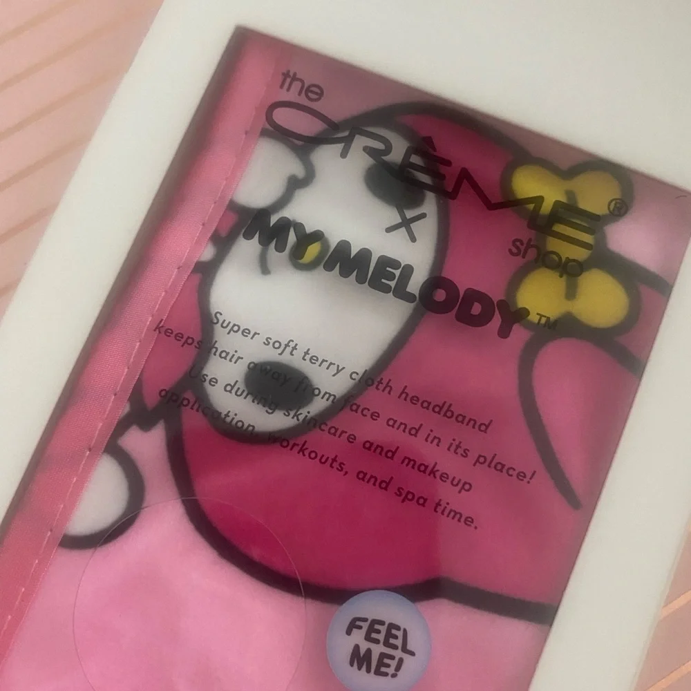 The Crème Shop x My Melody Spa Headband‎ Hello Kitty Limited Edition Sanrio NIP